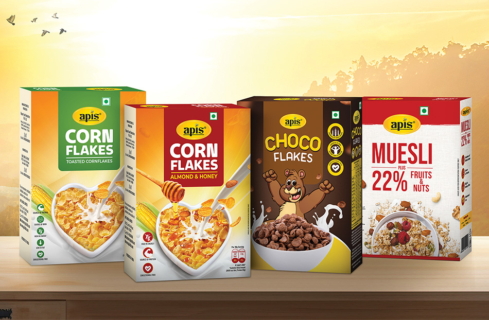 Apis Cornflakes Packaging