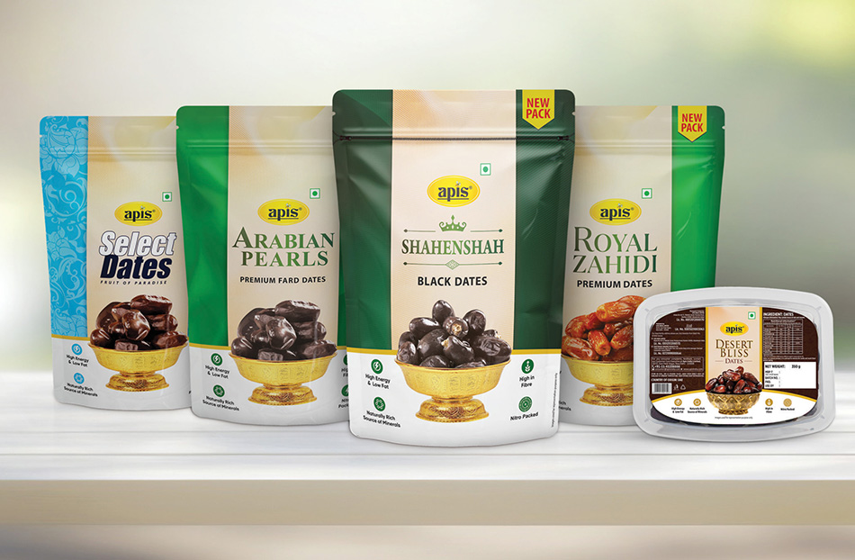 Apis Dates Packaging