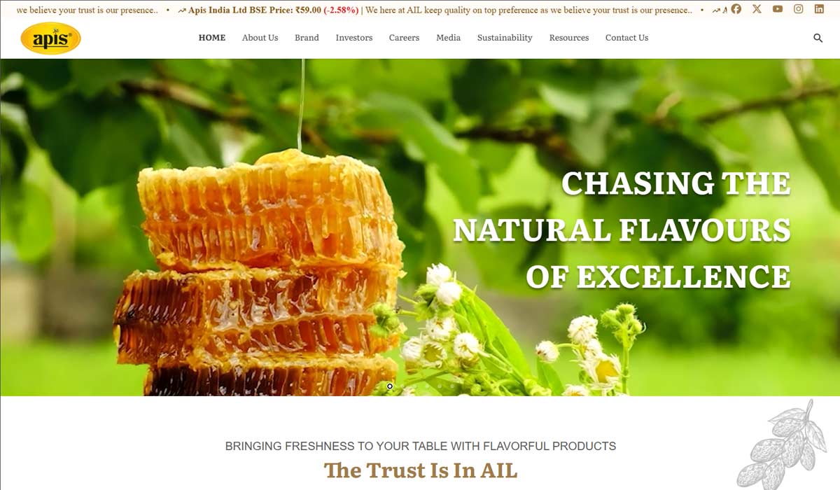 APIS India website