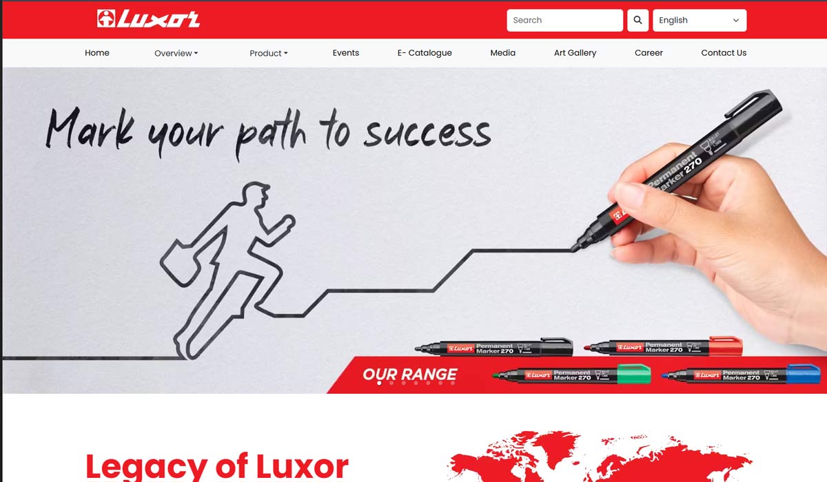 Luxor Pen website